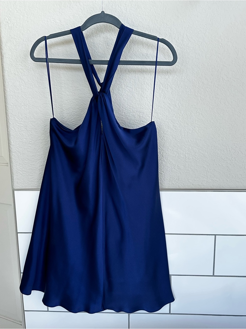 Banana Republic Navy Silk Dress - Women's